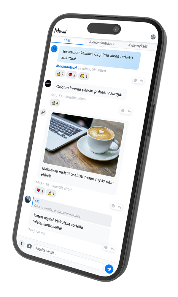 M-Wall&reg; käyttöliittymä